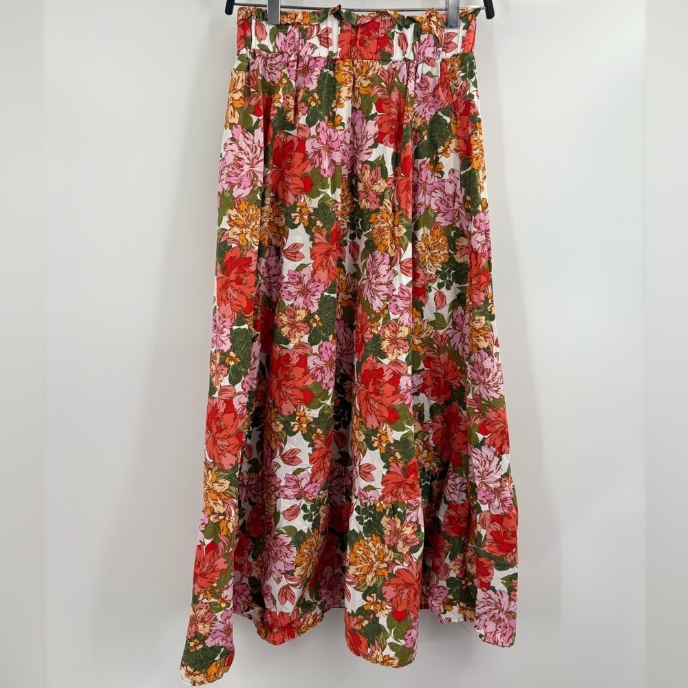 Zingara Swimwear Floral Vibrant Beach Pink Flowing Y2K Bohemian Size Small 26